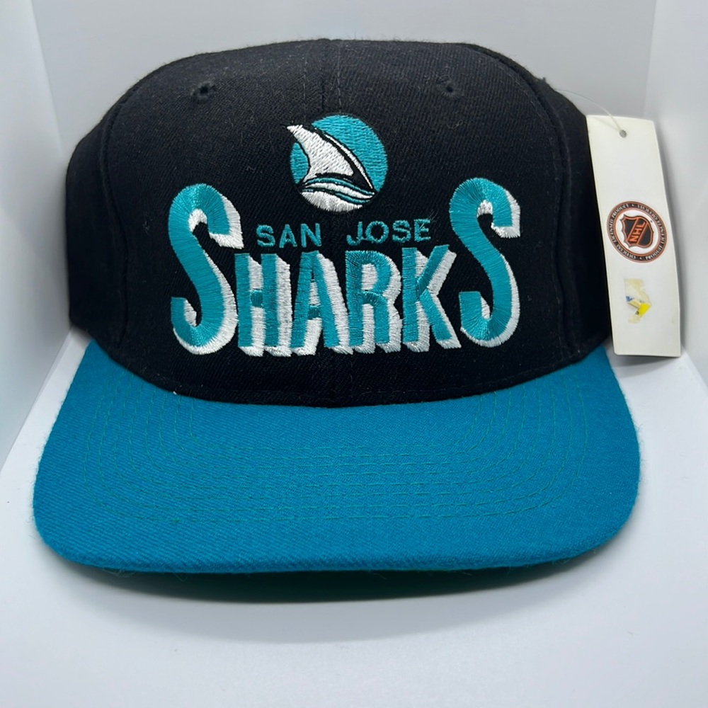 Rare Vintage CCM San Jose Sharks hat by American Needle